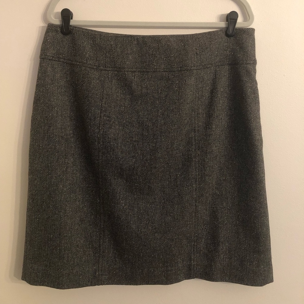 Gray Tweed Banana Republic Skirt